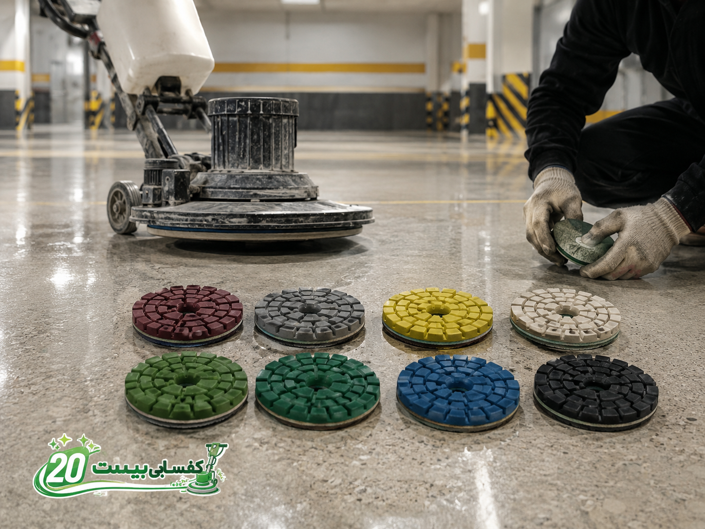 ابزار براق کردن و درخشندگی سنگ
